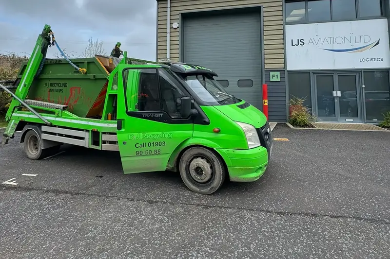 Skip delivered to a business unit